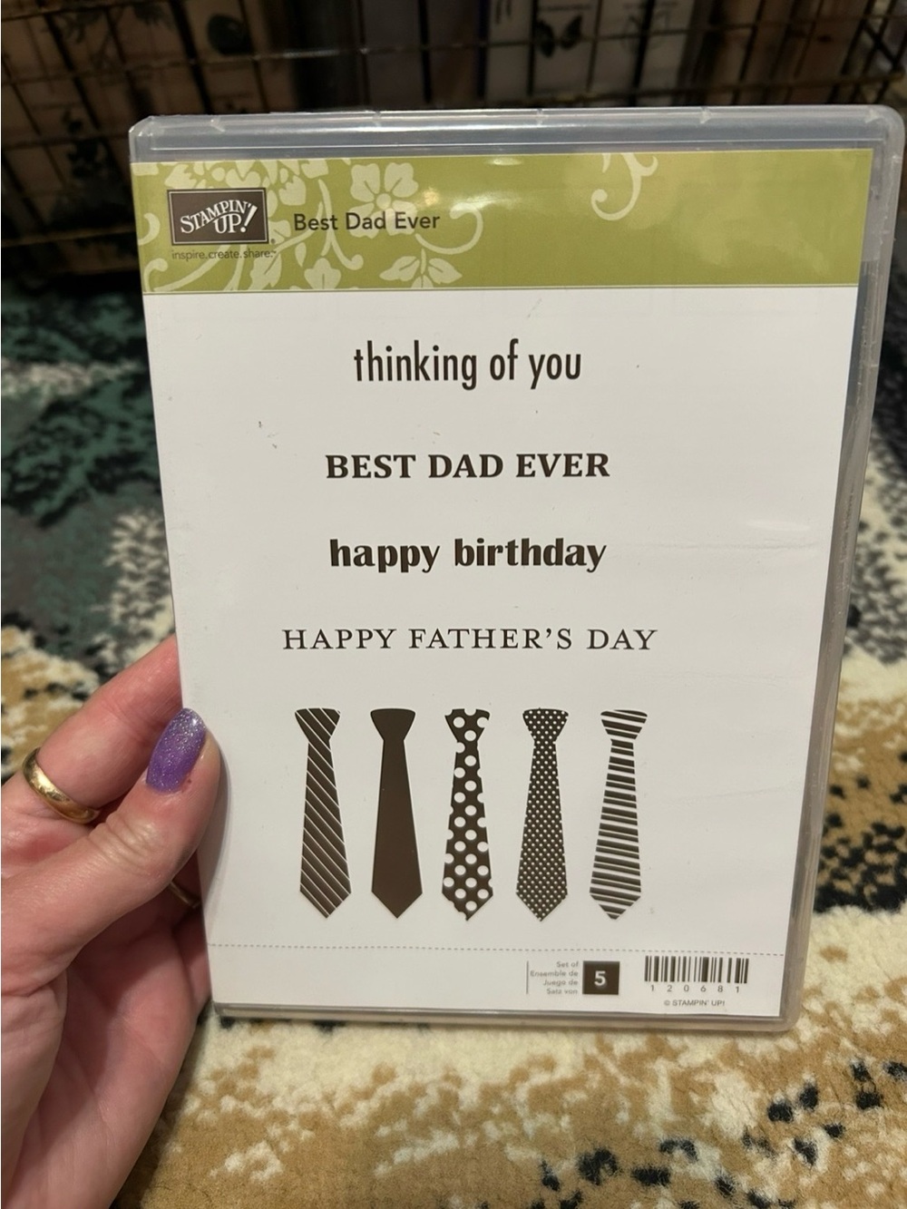 Stampin Up Best Dad Ever Stamp Set